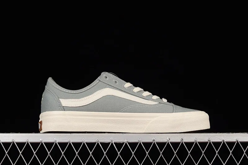 All categories Vans Vans series Vans Mid Vans China Vans Old Skool Vans gray green side stripes fun printed low-top casual sneakers VN0A54F4AST